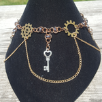 Steampunk Stairway-to-Heaven Necklace
